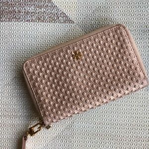 Marion Embossed Smartphone Wristlet